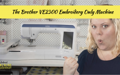 The Brother NZ VE2300 Embroidery Only Machine