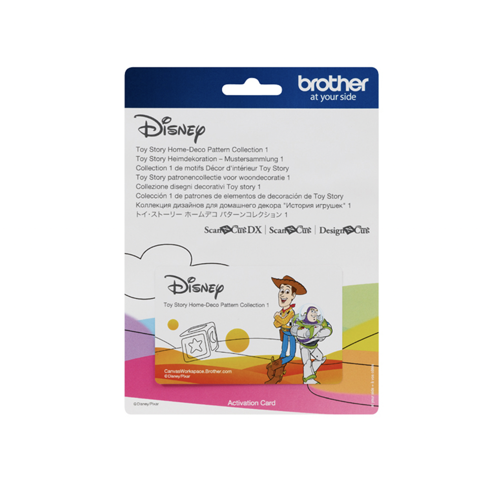 Brother NZ ScanNCut Disney Toy Story Home-Deco Pattern Collection 1 CADSNP05