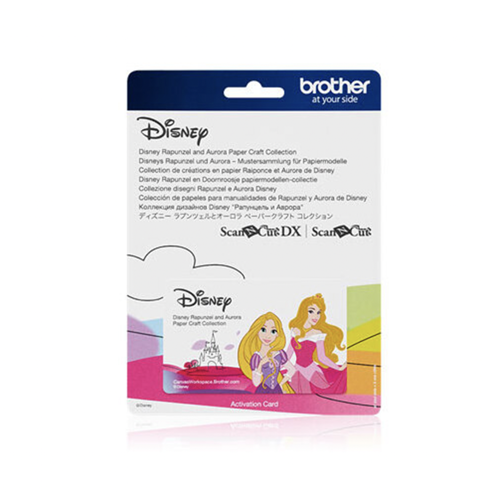 Brother NZ ScanNCut Disney Rapunzel & Aurora Paper Craft Collection CADSNP08
