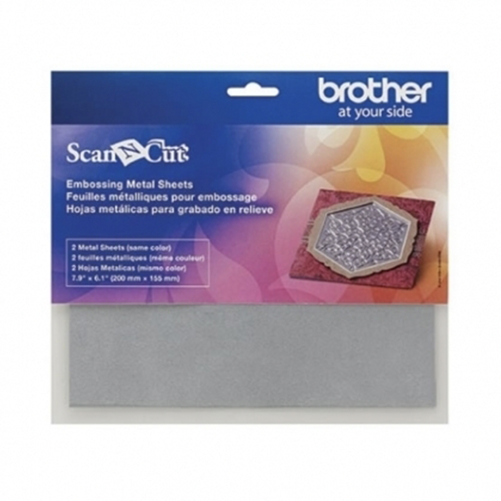 Brother NZ ScanNCut Embossing Metal Sheets Silver CAEBSSMS1