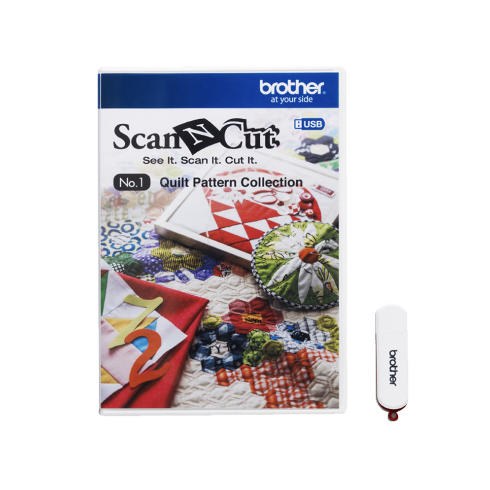 Brother NZ ScanNCut USB1 Quilt Pattern Collection CAUSB1