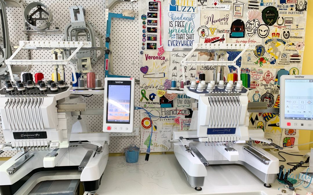 Brother PR1000e and Brother PR1055X Embroidery Machines